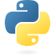Website developer for hire: Python logo by devabit