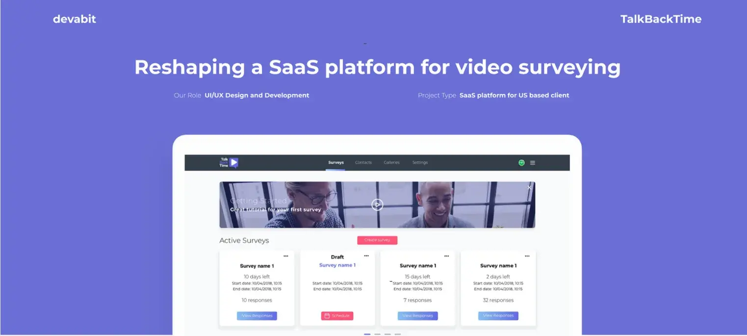 SaaS in simple words: TalkBackTime example by devabit