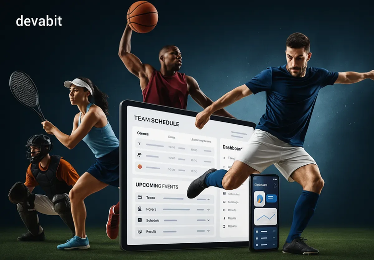 Football team management app cover devabit