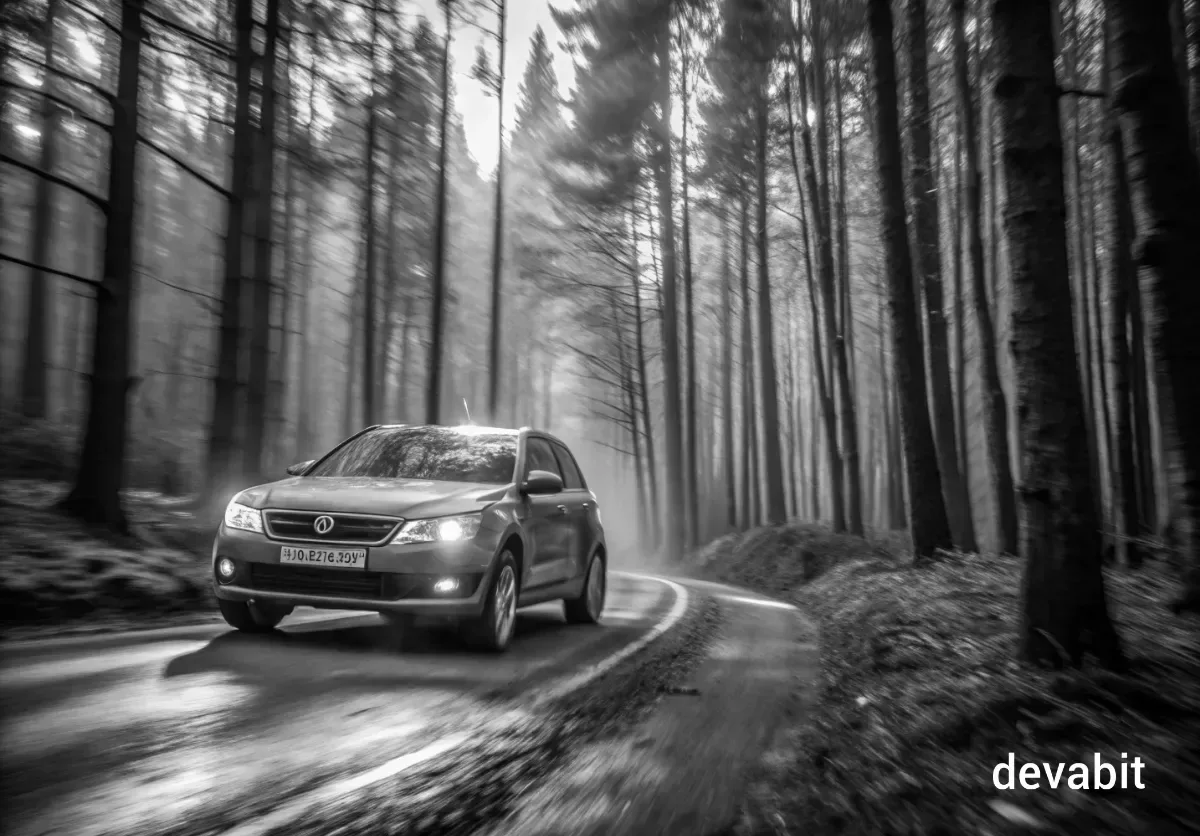 automotive_saas_car_in_the_woods_devabit