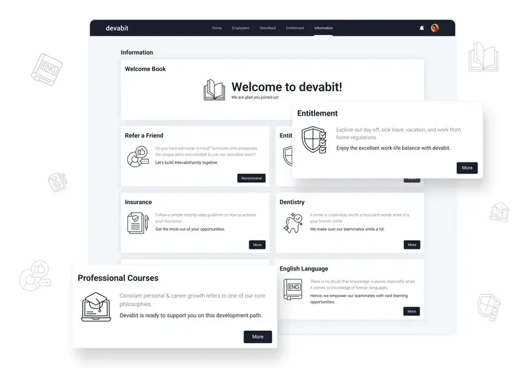 Company portal project by devabit