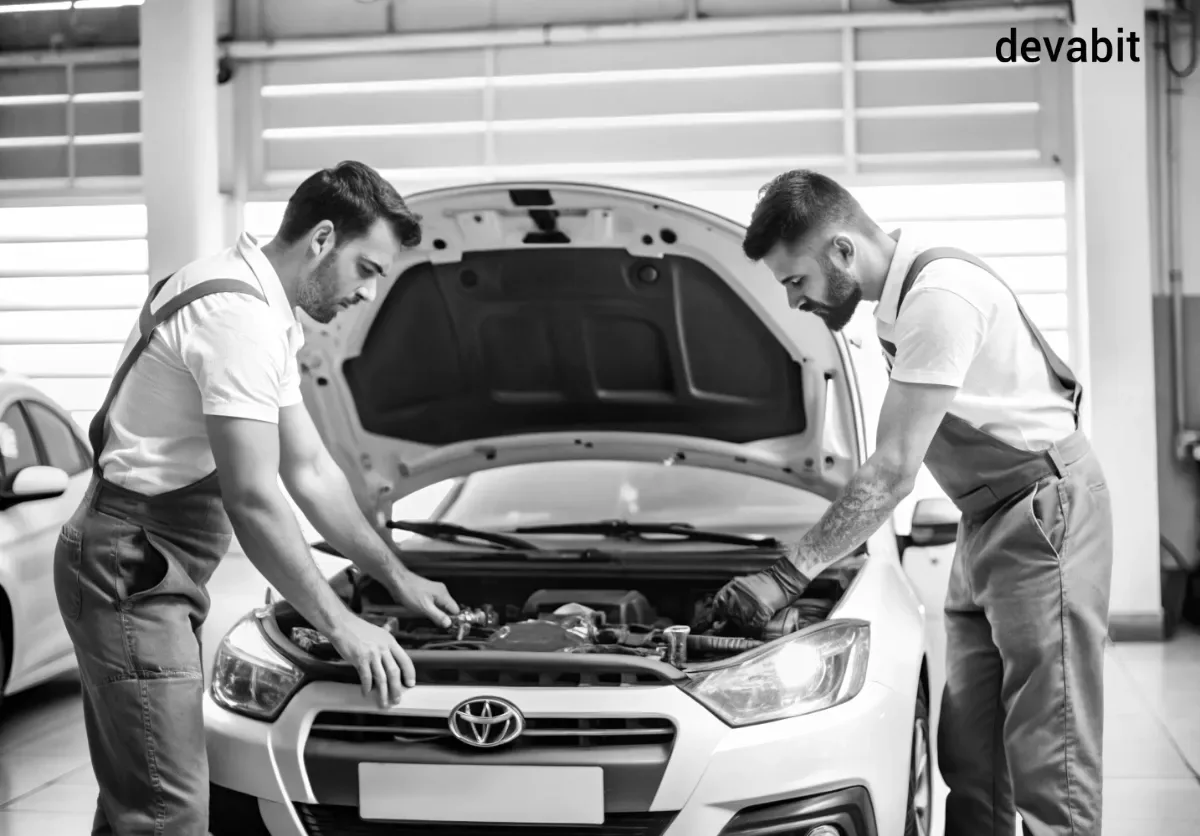Use of AI in automotive industry predictive maintenance by devabit