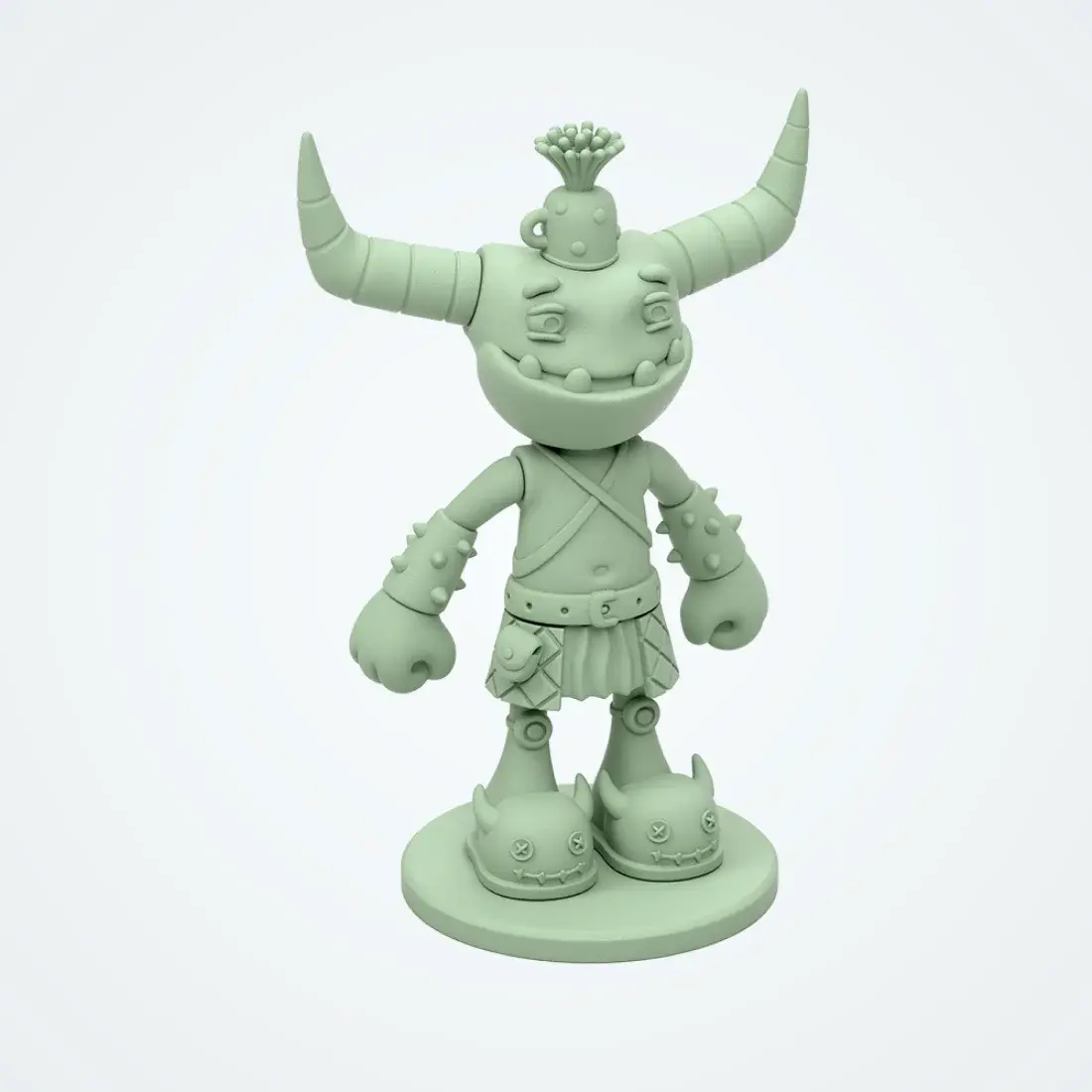 Toogle toy 3D character 3 by devabit