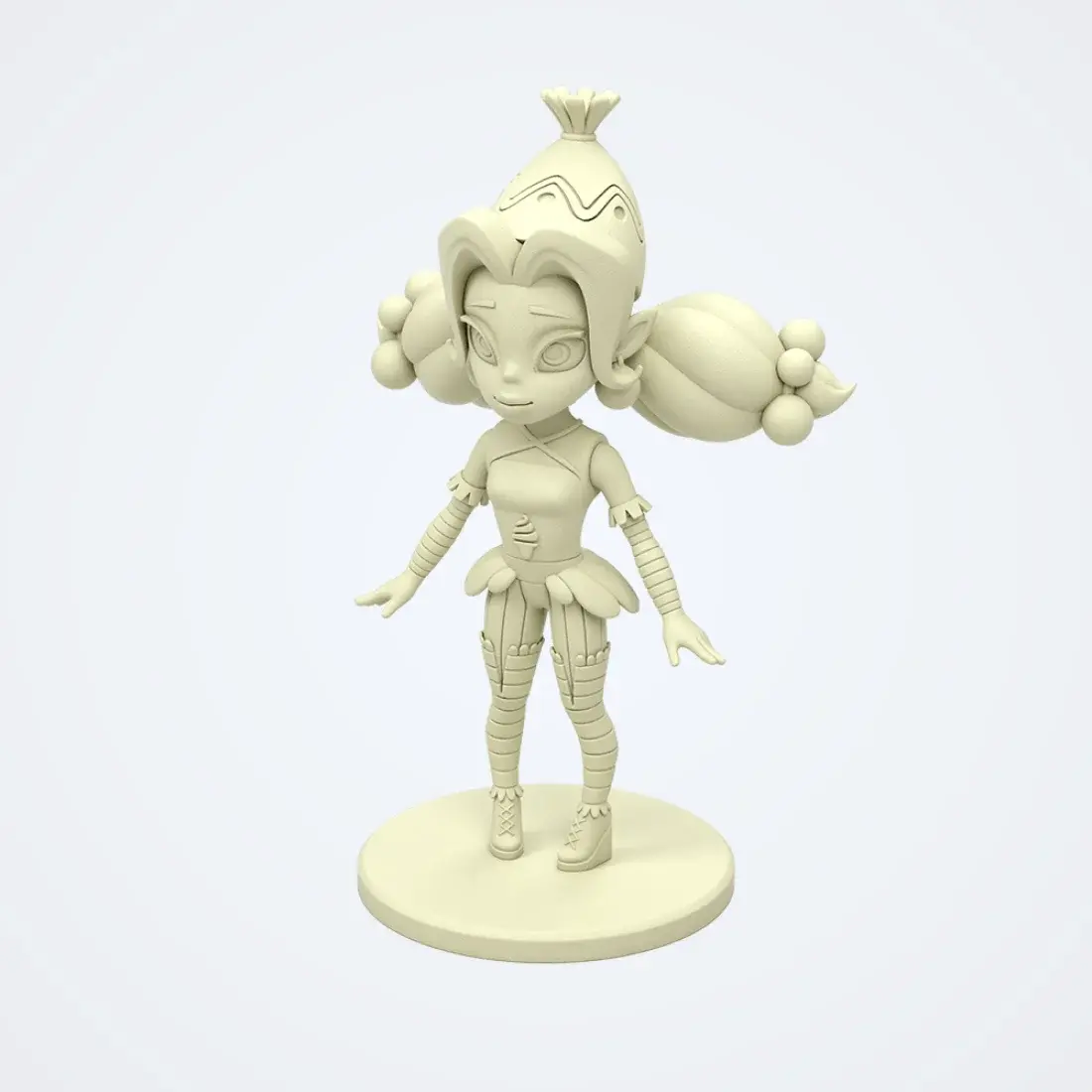 Toogle toy 3D character by devabit